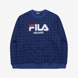 Fila Uni Tote - Miesten Hoodie - TummanSininen | FI-78160